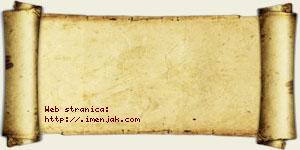 Kristina Kolak vizit kartica